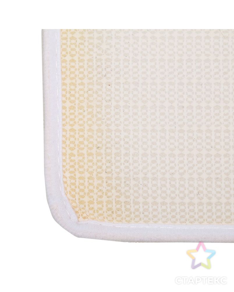 Набор ковриков для ванны и туалета «Звёзды на песке», 2 шт: 40×45, 45×75 см арт. СМЛ-30260-1-СМЛ3538664 3