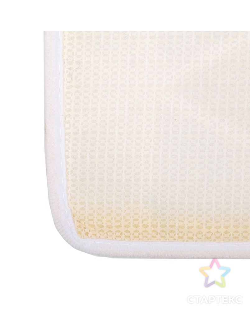 Набор ковриков для ванны и туалета «Геометрия», 2 шт: 40×45, 45×75 см, цвет чёрно-белый арт. СМЛ-30264-1-СМЛ3538673
