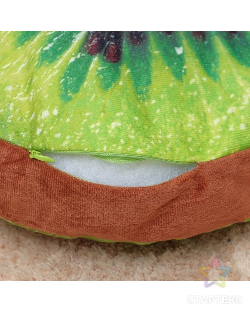 Подушка декоративная Этель «Киви», диаметр 40 см, 100% п/э арт. СМЛ-11443-1-СМЛ3544576 2