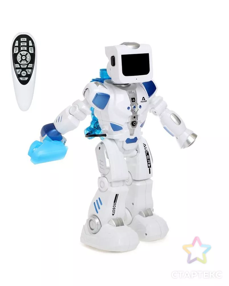 Робот радиоуправляемый, интерактивный «Эпсилон-ТИ», световые и звуковые эффекты, ходит, функция гидроаккумулятора арт. СМЛ-60101-1-СМЛ0003547458 - рис. 1
