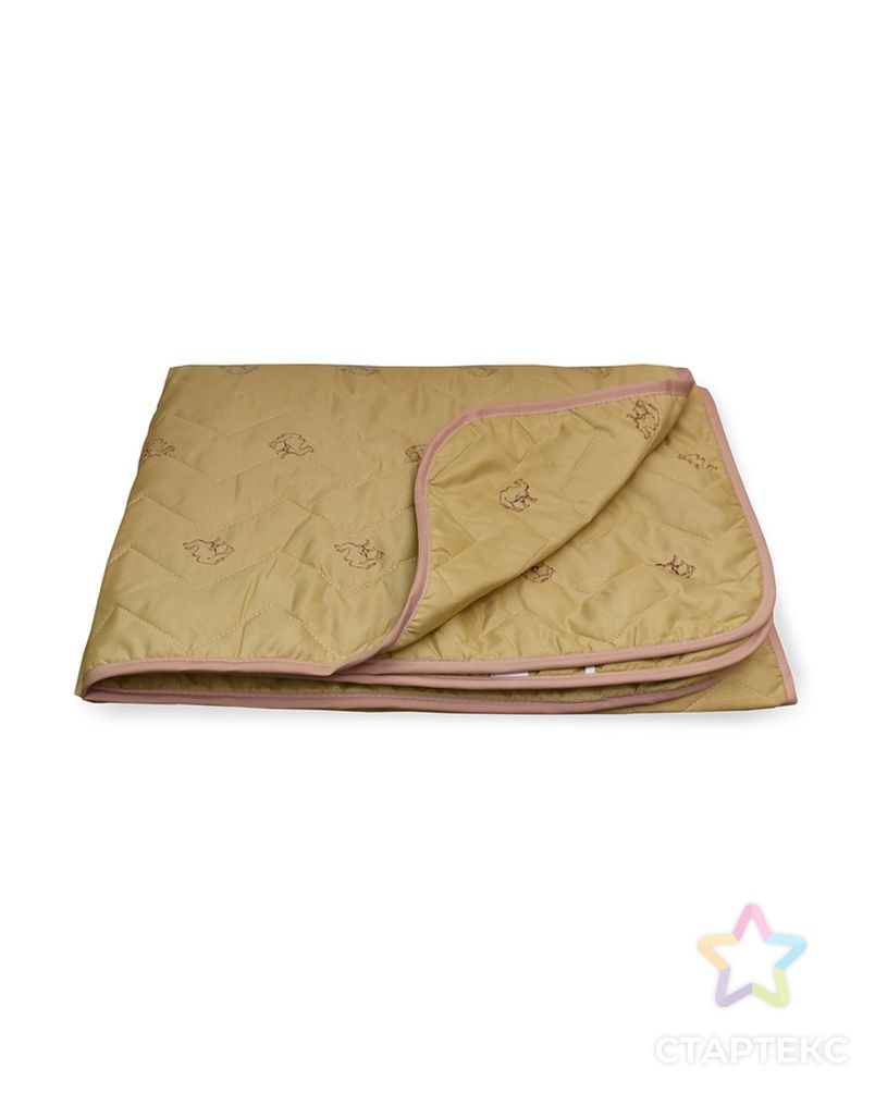 Одеяло Верблюд стеганое облегченное 140х205 см, полиэфирное волокно 150 гр/м2, п/э 100% арт. СМЛ-32997-1-СМЛ3549190
