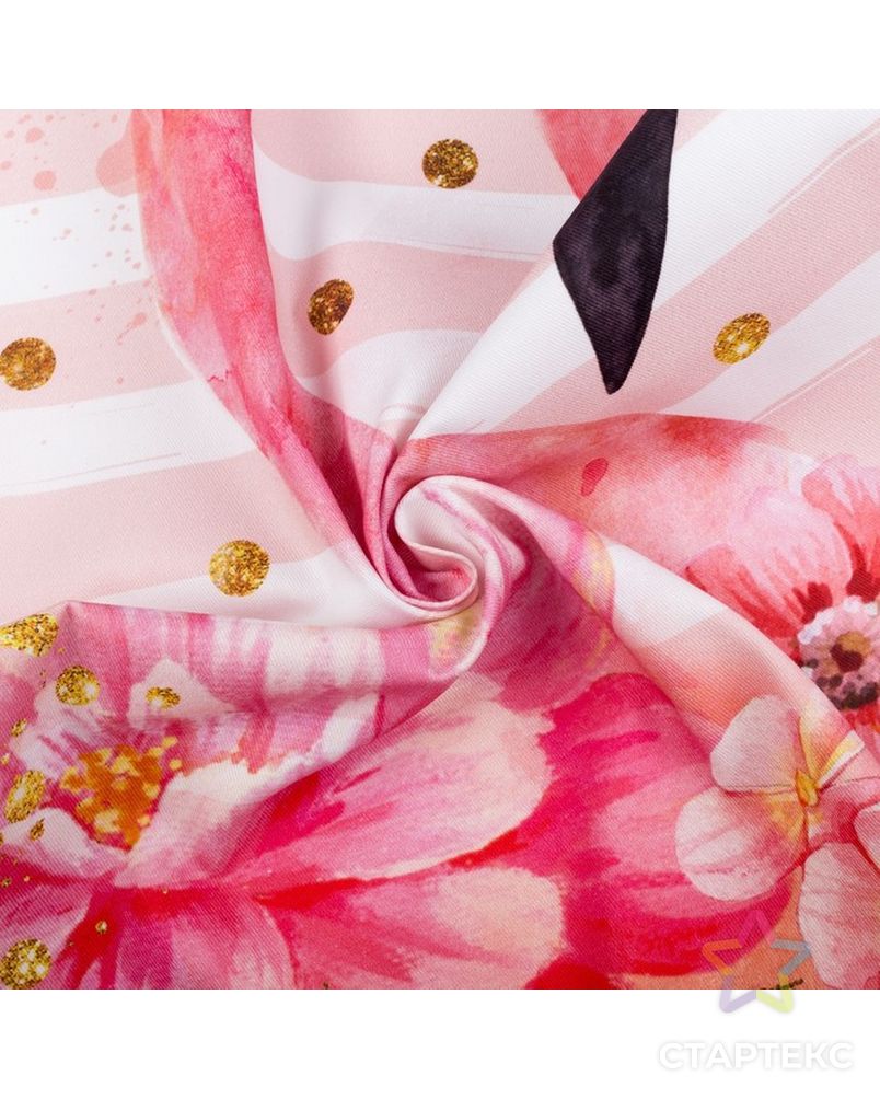 Полотенце "Этель" Pink flamingo 40х67 см, 100% хл, саржа 190 гр/м2 арт. СМЛ-11518-1-СМЛ3549460 5