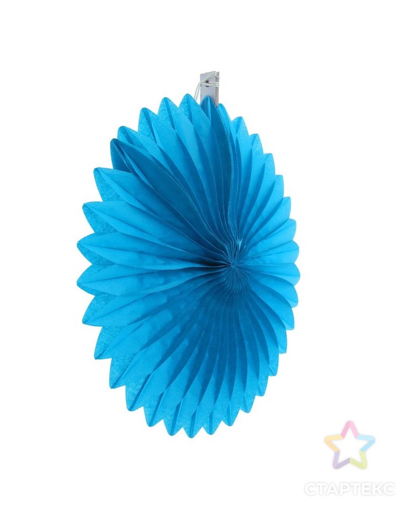 Декор из бумаги «Круг», 25 см, цвет голубой арт. СМЛ-58967-1-СМЛ0003551325 2