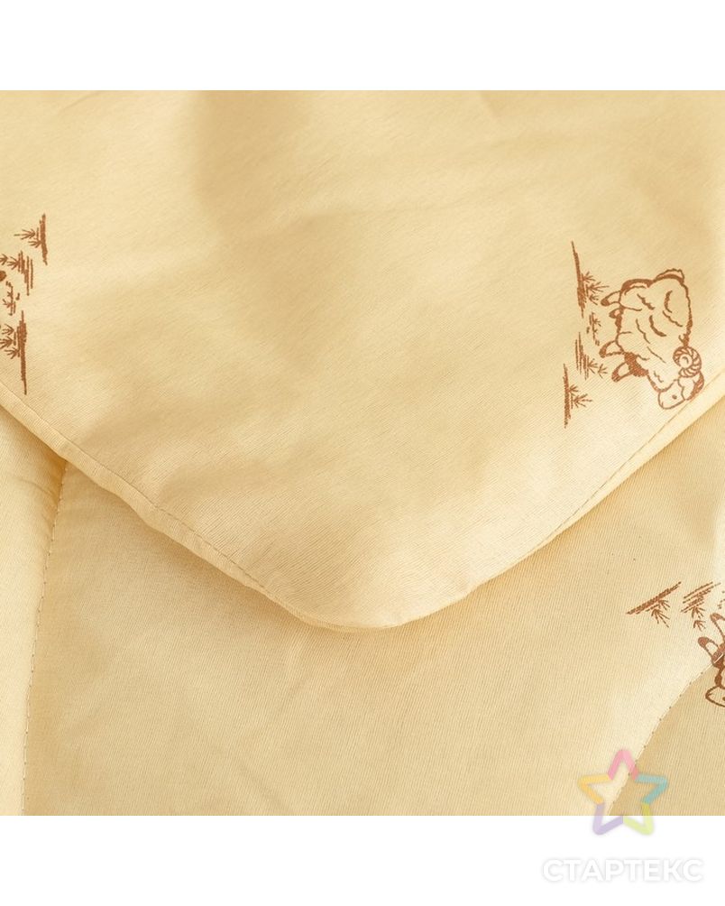 Одеяло Овечья шерсть 140x205 см, полиэфирное волокно 200 гр/м, пэ 100% арт. СМЛ-33611-1-СМЛ3552762