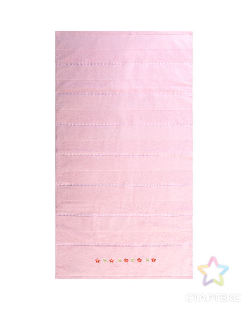 Полотенце махровое  "Жемчуг" 50х90 см,розовый,420 г/м2, 100% хлопок арт. СМЛ-22454-1-СМЛ3565778 1