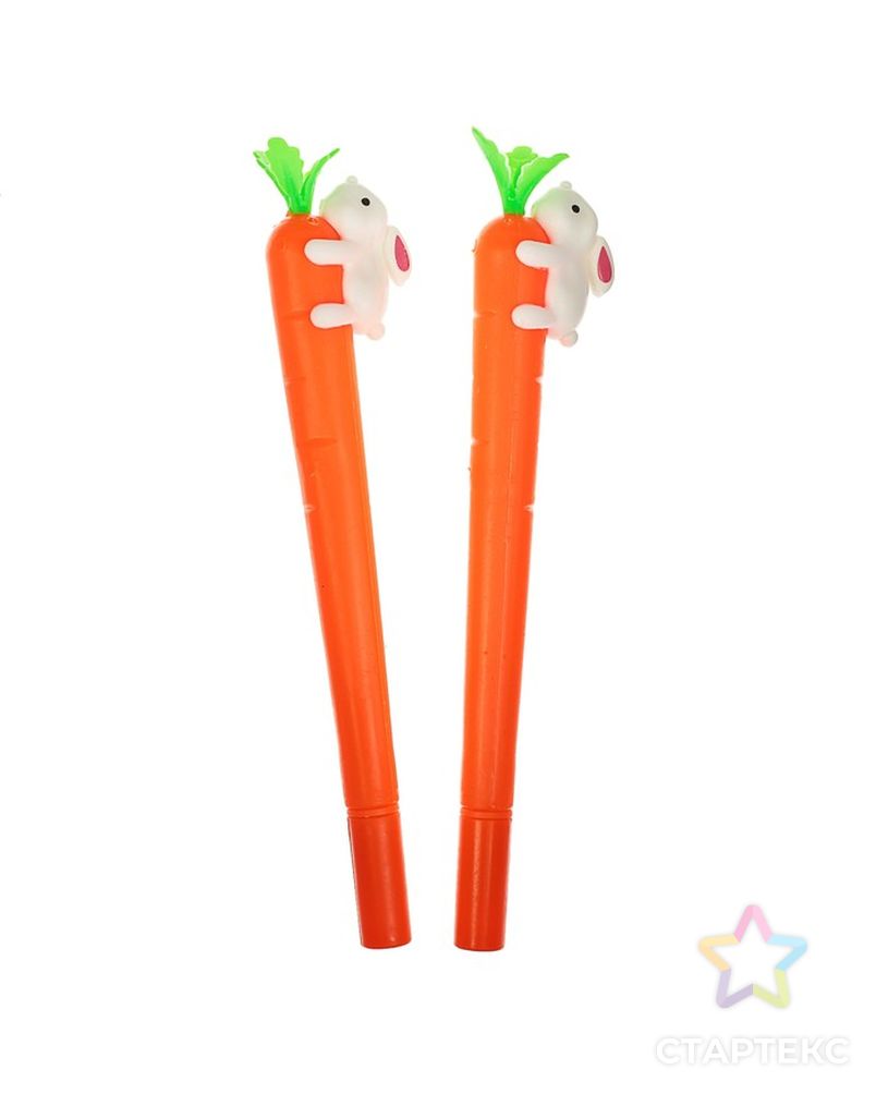 Ручка гелевая-прикол «Морковь с зайкой» арт. СМЛ-58605-1-СМЛ0003567718