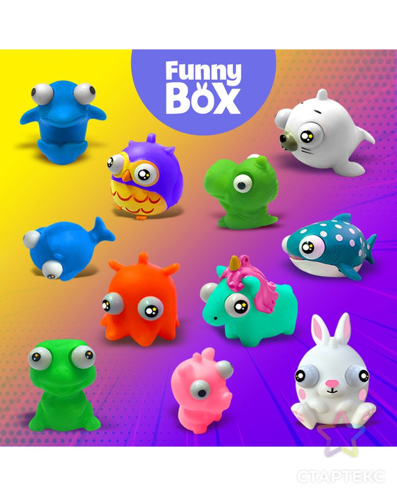 Игровой набор Funny Box «Зверюшки»: карточка, фигурка, лист наклеек арт. СМЛ-61863-1-СМЛ0003574500 2