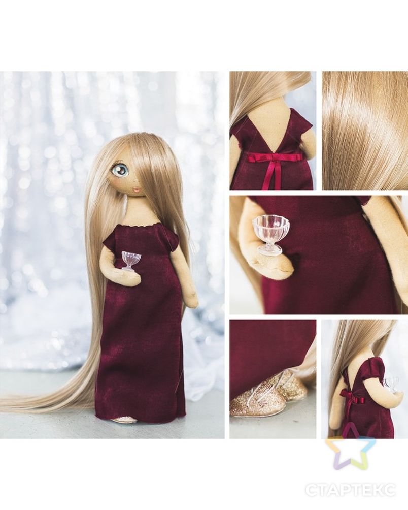 Интерьерная кукла «Лорен», набор для шитья, 18 × 22.5 × 3 см арт. СМЛ-23192-1-СМЛ3576221 4