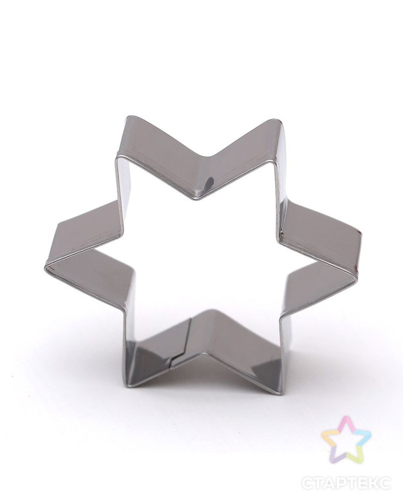 Форма для вырезания печенья «Звезда», 6×6×2 см арт. СМЛ-214157-1-СМЛ0003602732 3