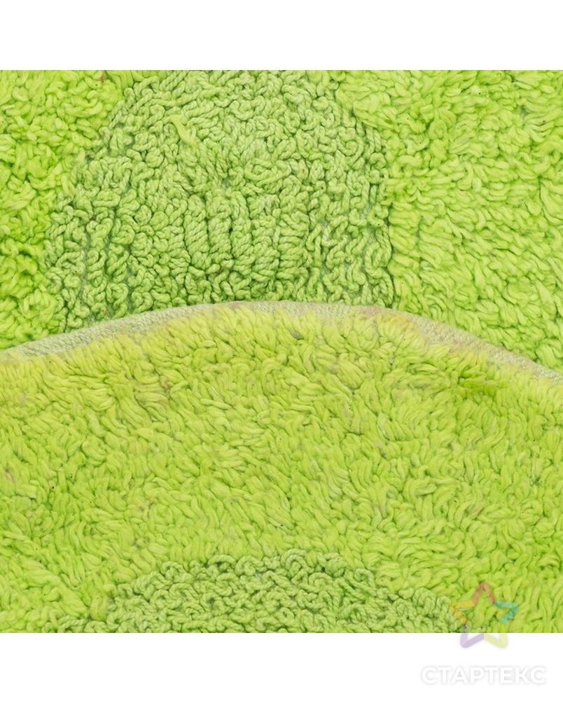 Ковер овальный «АНИКА», 40х60 ± 3 см, цвет зеленый. арт. СМЛ-31528-1-СМЛ3610381 3