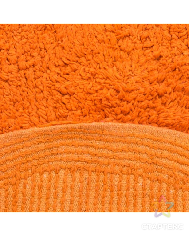 Ковер овальный «АНИКА», 40х60 ± 3 см, цвет оранжевый. арт. СМЛ-31531-1-СМЛ3610395