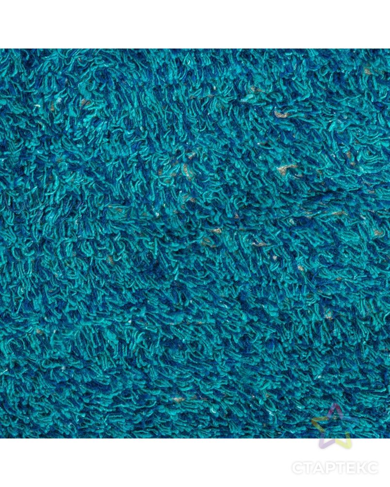 Ковер «СОНАТА», размер 40х60 см ( ± 3 см), цвет морская волна/МИКС, хлопок арт. СМЛ-31538-1-СМЛ3610431