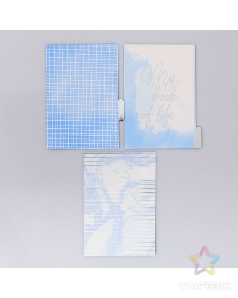 Набор картонных разделителей для планера «Голубое небо», 16 × 25, 6 листов арт. СМЛ-12691-1-СМЛ3616448 4