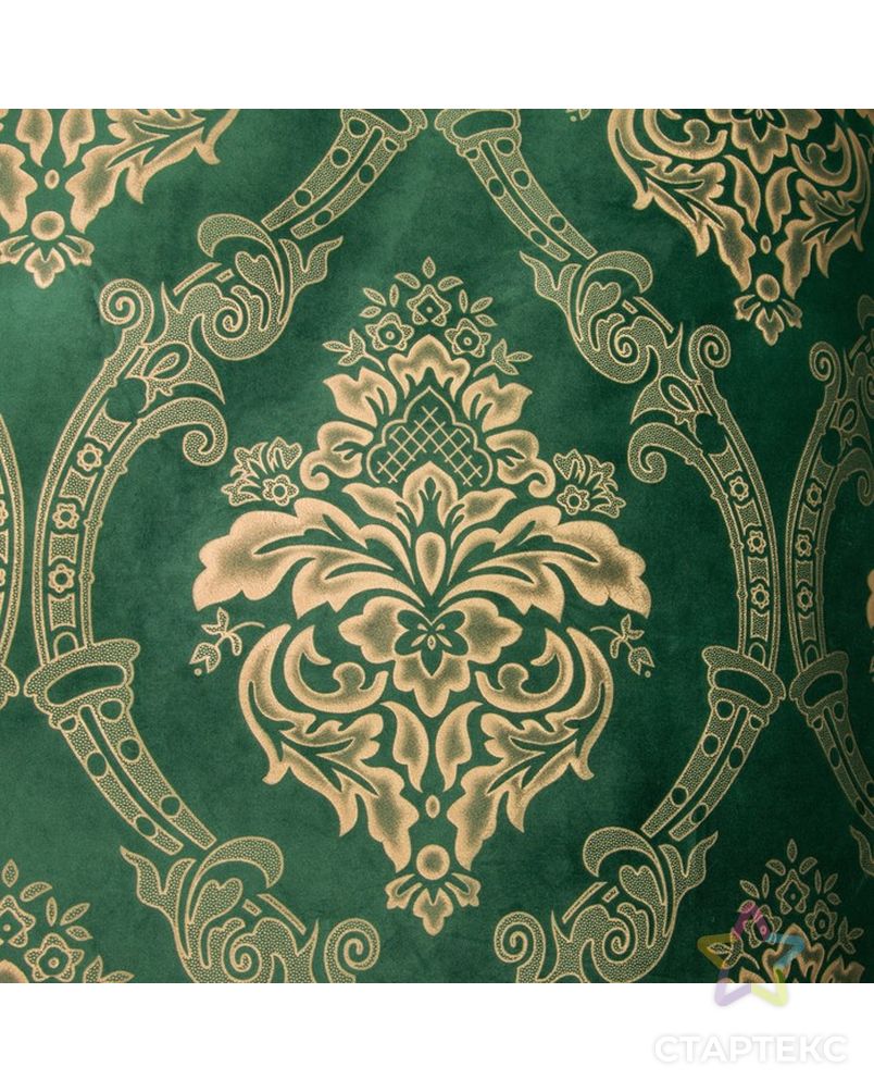 Штора портьерная Этель «Версаль» 160×270 см, цвет зелёный, 100% п/э арт. СМЛ-12741-1-СМЛ3617865 1