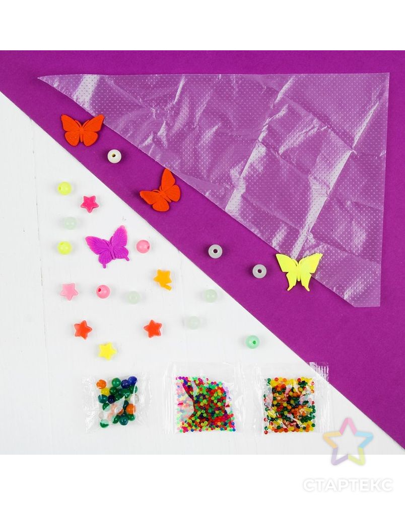 Тактильная коробочка "Удивительный мир бабочек" с растущими игрушками арт. СМЛ-12814-1-СМЛ3625275