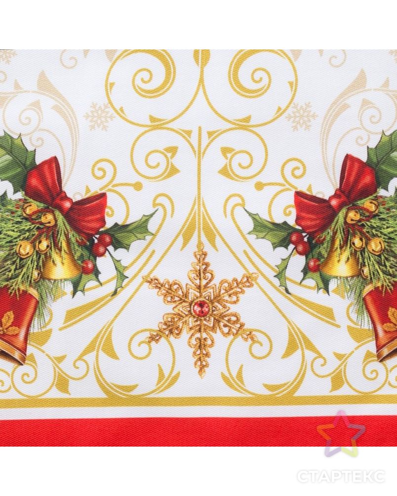 Дорожка на стол «Этель: Новогодняя сказка», 30 × 70 см, 100 % хлопок, саржа, 190 г/м² арт. СМЛ-37477-1-СМЛ0003629036