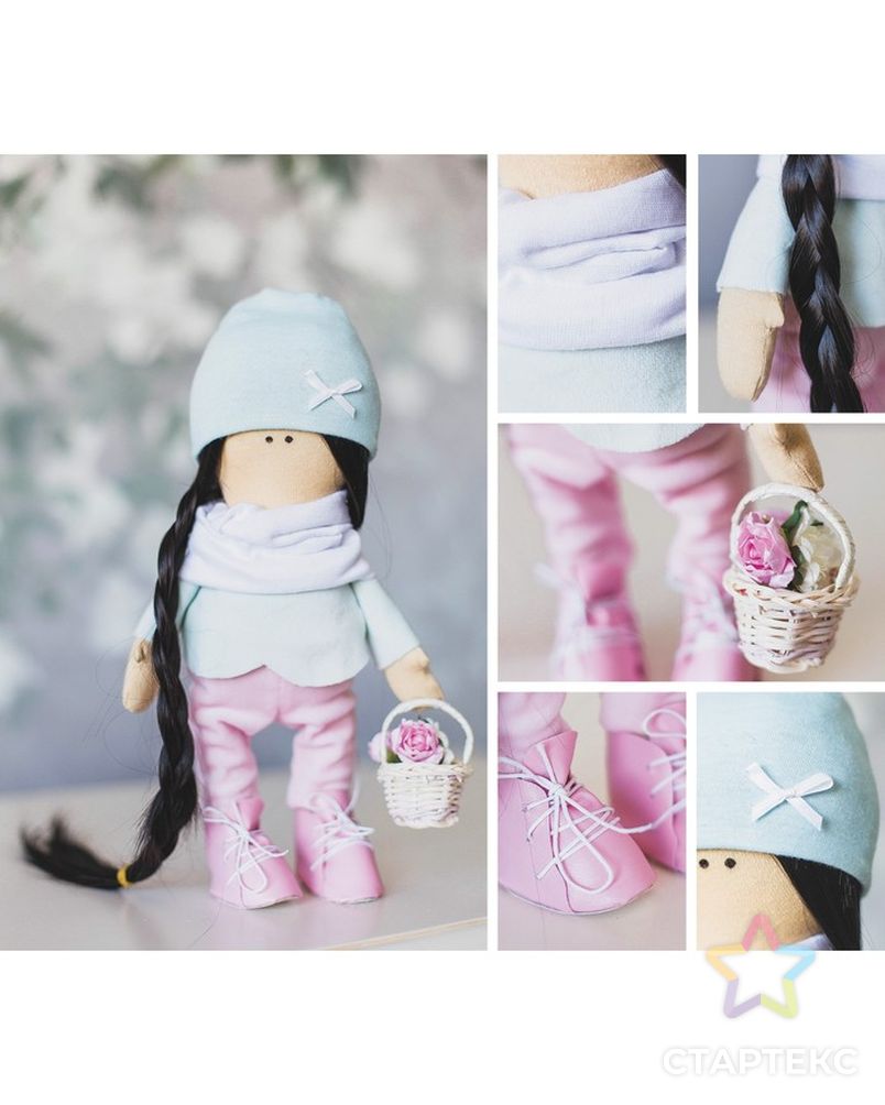 Интерьерная кукла «Линда», набор для шитья, 18 × 22.5 × 4.5 см арт. СМЛ-13318-1-СМЛ3663509 4