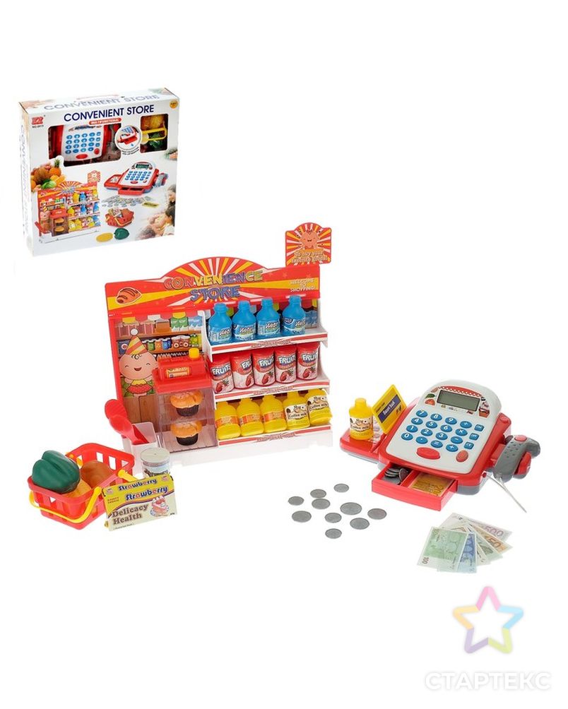 Игровой набор «Супермаркет»: касса с витриной и корзинкой арт. СМЛ-108318-1-СМЛ0003670892 1