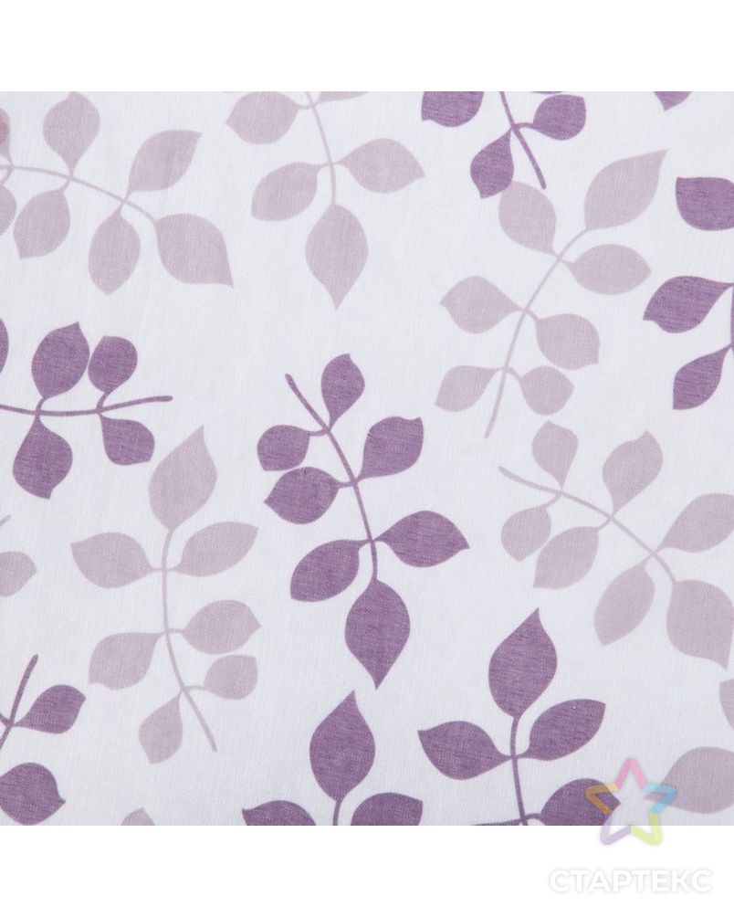 Тюль "Этель" Фиолетовая листва, 140*260 см,  пл.65 г/м2，100% п/э арт. СМЛ-13472-1-СМЛ3680431
