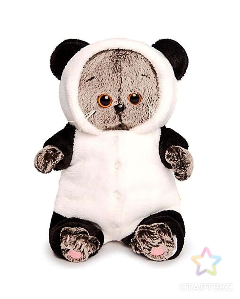 Мягкая игрушка «Басик BABY», в комбинезоне панда, 20 см арт. СМЛ-126038-1-СМЛ0003694901 1