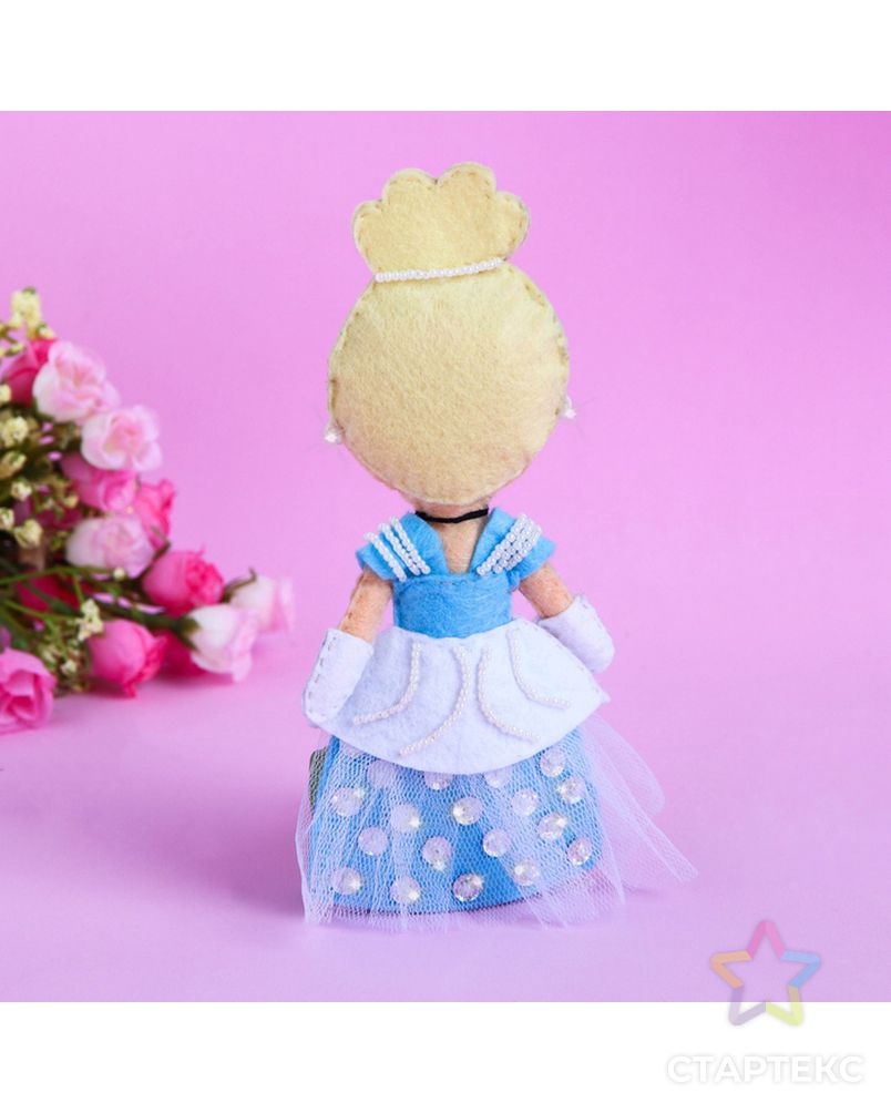 Куколка, игрушка из фетра "Моя куколка" Принцессы: Золушка арт. СМЛ-13899-1-СМЛ3703782 5