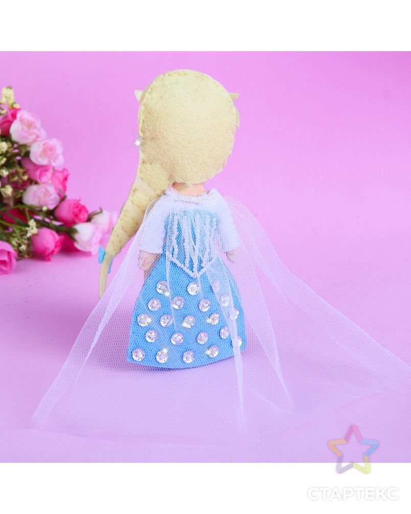 Куколка, игрушка из фетра "Моя куколка" Холодное сердце: Эльза арт. СМЛ-13901-1-СМЛ3703803