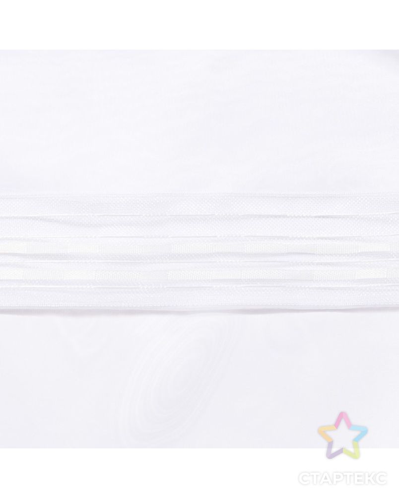 Тюль «Этель» 260×250 см, цвет белый, вуаль, 100% п/э арт. СМЛ-23000-3-СМЛ3719134 3
