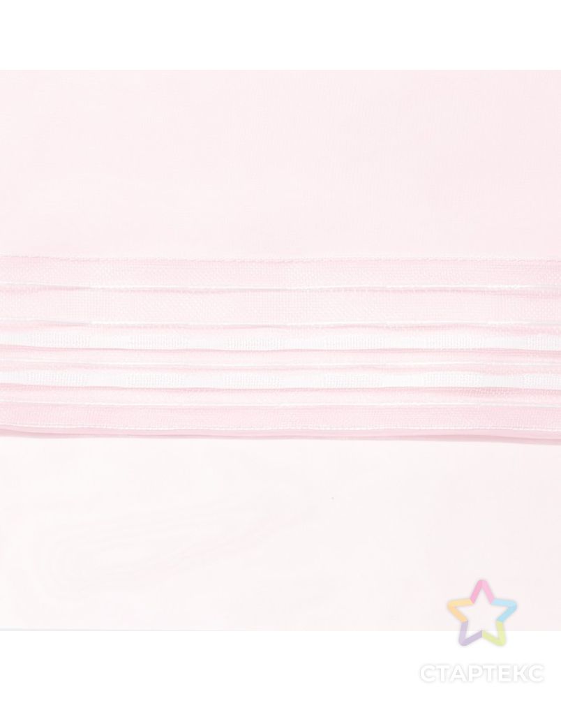 Тюль «Этель» 135×150 см, цвет розовый, вуаль, 100% п/э арт. СМЛ-23006-2-СМЛ3719142 3