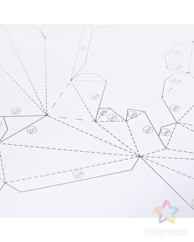 Набор для создания полигональной фигуры «Лев», 32.5 × 44 см арт. СМЛ-14131-1-СМЛ3719504