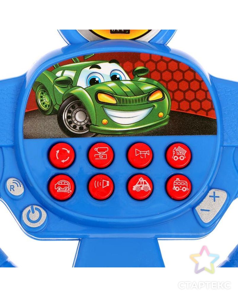 Музыкальная игрушка «Суперруль», звуковые эффекты, цвет синий, работает от батареек арт. СМЛ-62543-1-СМЛ0003724584 3