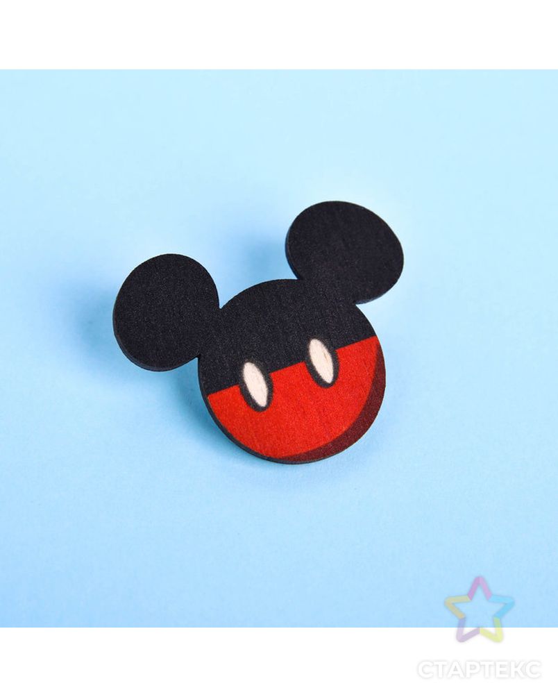 Значок на подложке "Mickey", Микки Маус арт. СМЛ-14245-1-СМЛ3735379 2