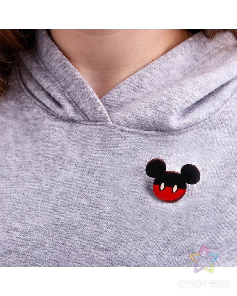 Значок на подложке "Mickey", Микки Маус арт. СМЛ-14245-1-СМЛ3735379 3