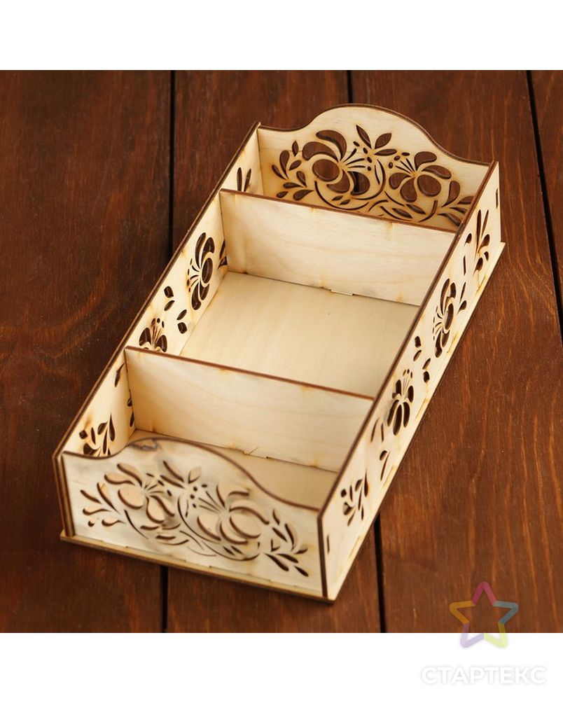 Коробка для специй из фанеры