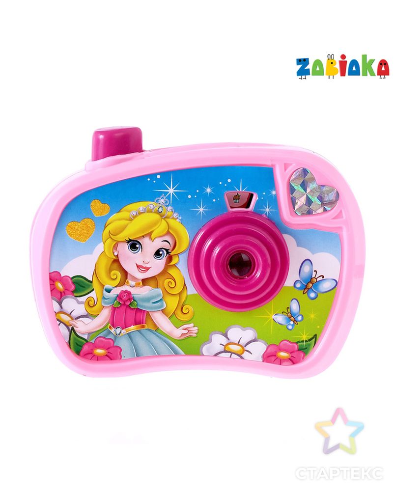 Фотоаппарат с проектором «Милая принцесса», цвет розовый арт. СМЛ-139414-1-СМЛ0003742284 2