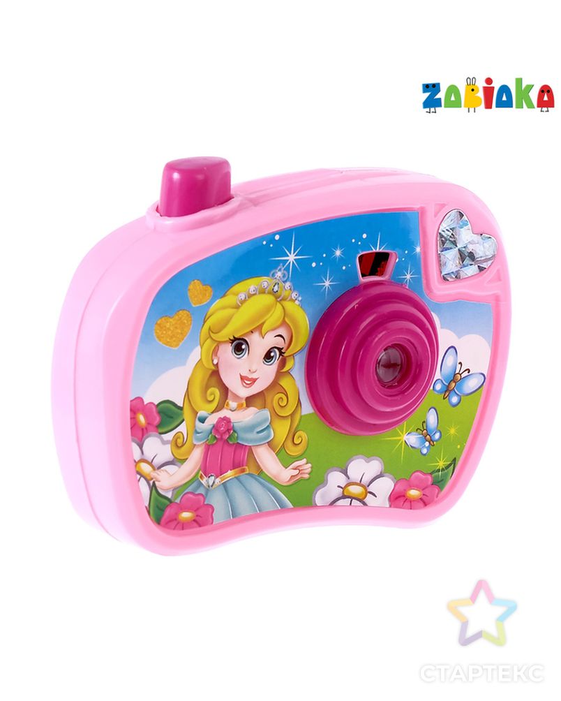 Фотоаппарат с проектором «Милая принцесса», цвет розовый арт. СМЛ-139414-1-СМЛ0003742284 3