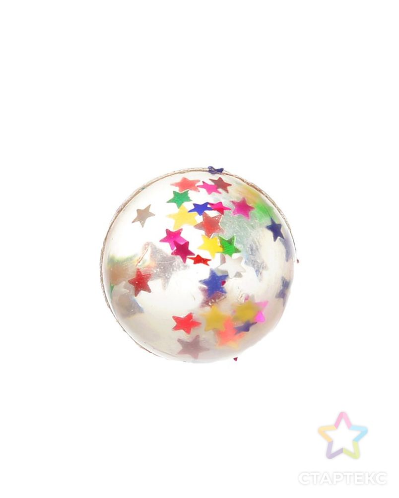 Мяч каучуковый «Звёзды», 3,2 см арт. СМЛ-62994-1-СМЛ0003742392 2