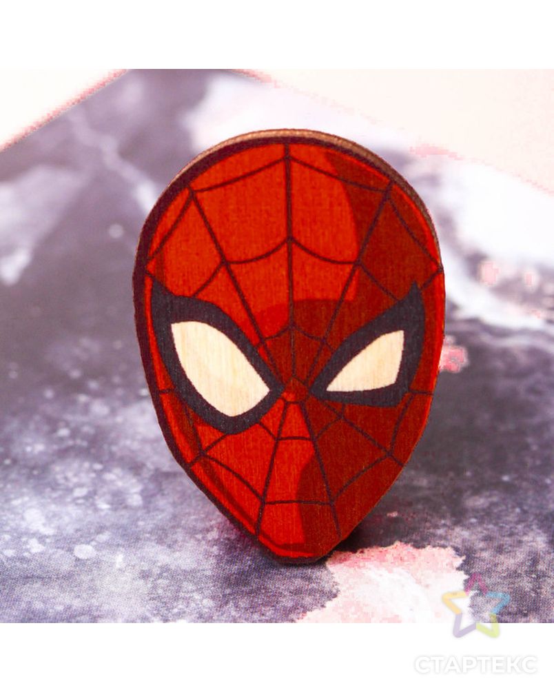 Значок на подложке "Человек-паук", Человек-паук арт. СМЛ-23238-1-СМЛ3750533 2