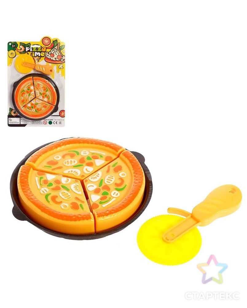 Игровой набор продуктов на липучке «Пицца Маргарита» арт. СМЛ-61572-1-СМЛ0003775757 1