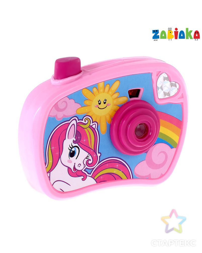 Фотоаппарат с проектором «Самой лучшей девочке», цвет розовый арт. СМЛ-139415-1-СМЛ0003782244 2
