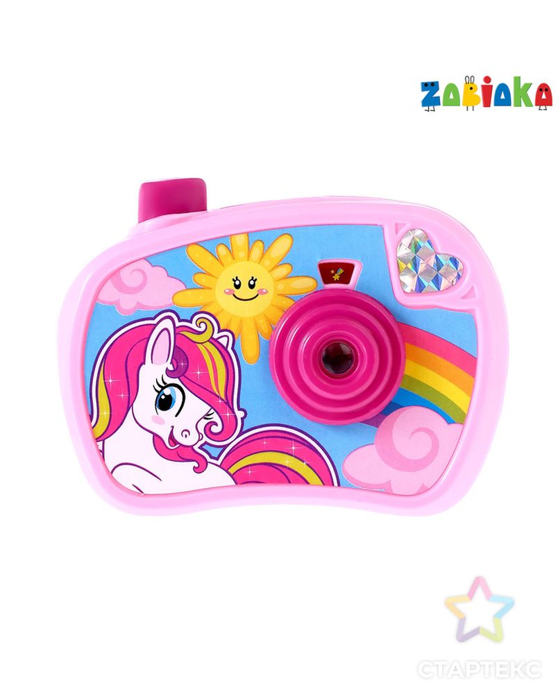 Фотоаппарат с проектором «Самой лучшей девочке», цвет розовый арт. СМЛ-139415-1-СМЛ0003782244 3