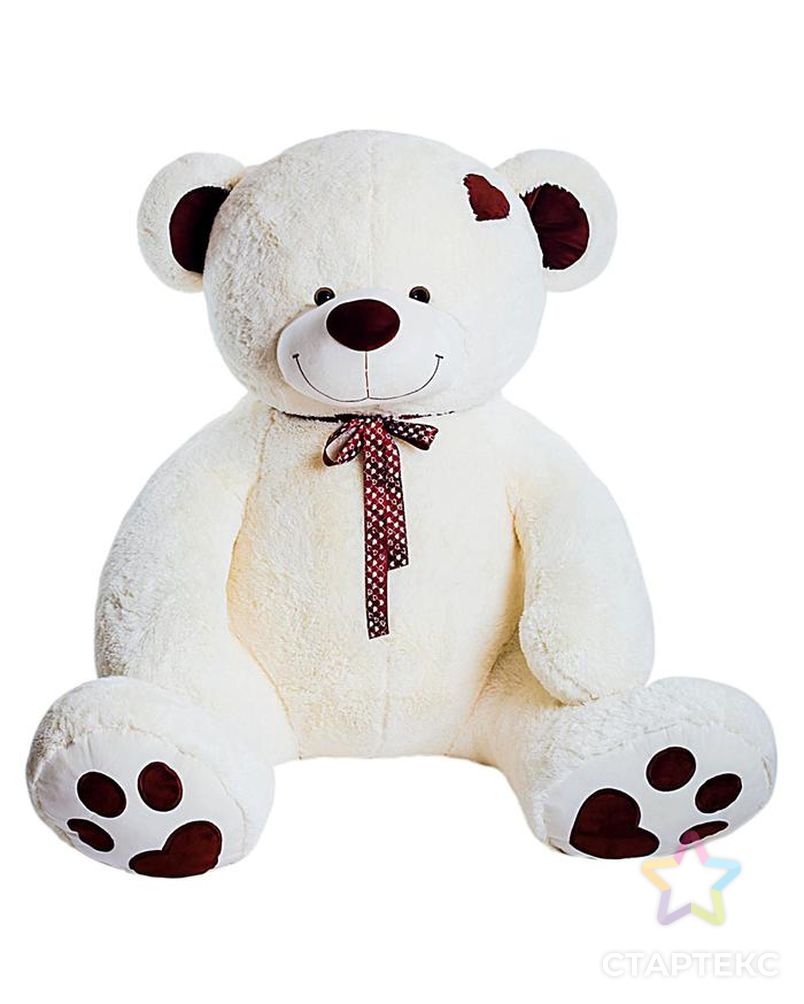 Мягкая игрушка «Медведь Тони», 90 см, цвет белый арт. СМЛ-101308-1-СМЛ0003784518 1