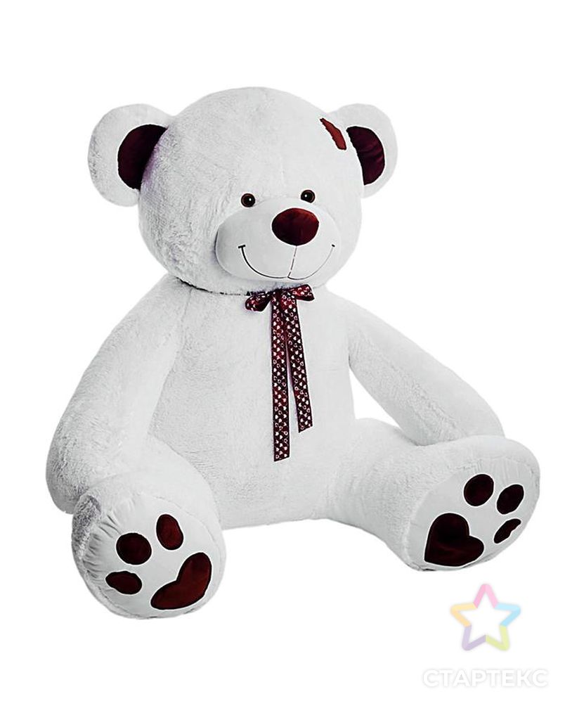 Мягкая игрушка «Медведь Тони», 90 см, цвет белый арт. СМЛ-101308-1-СМЛ0003784518 2