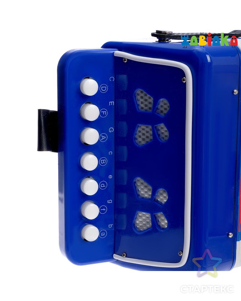 Музыкальная игрушка «Гармонь», цвет синий арт. СМЛ-101950-1-СМЛ0003794750 4