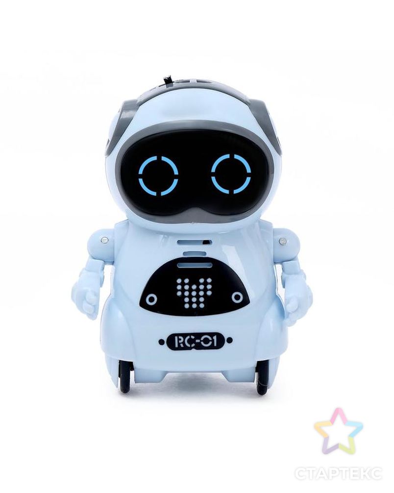 IQ Робот интерактивный «ВИЛЛИ», танцует, функция повторения, световые и звуковые эффекты, русское озвучивание, цвет голубой арт. СМЛ-99706-2-СМЛ0003820711 3