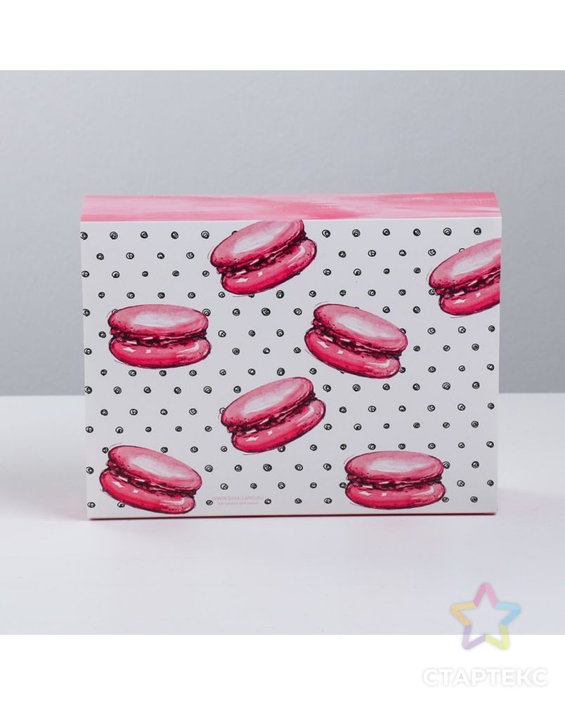 Коробка для сладостей «Вкусного настроения», 20 × 15 × 5 см арт. СМЛ-64843-1-СМЛ0003827266 4