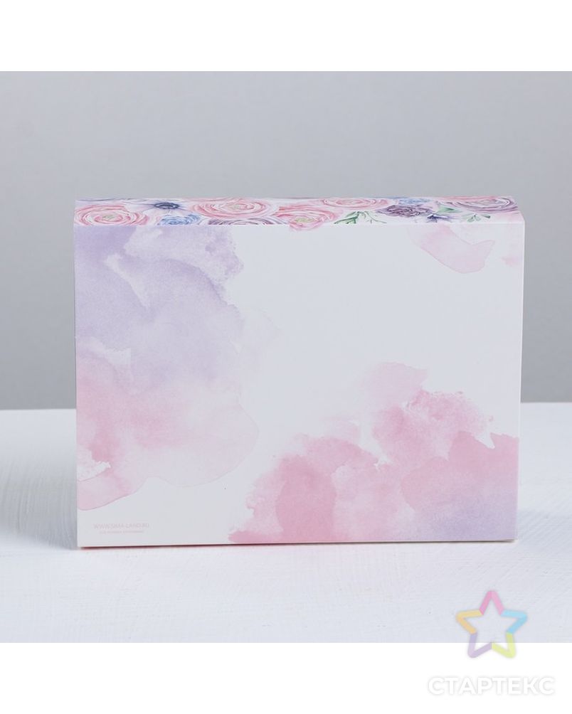 Коробка для сладостей «Летай от счастья», 20 × 15 × 5 см арт. СМЛ-112846-1-СМЛ0003827276