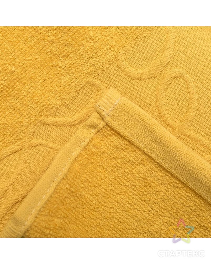 Полотенце махровое SIENA Танаис 70х130 см, желтый, хлопок 100%, 380 г/м2 арт. СМЛ-14730-1-СМЛ3830514 3
