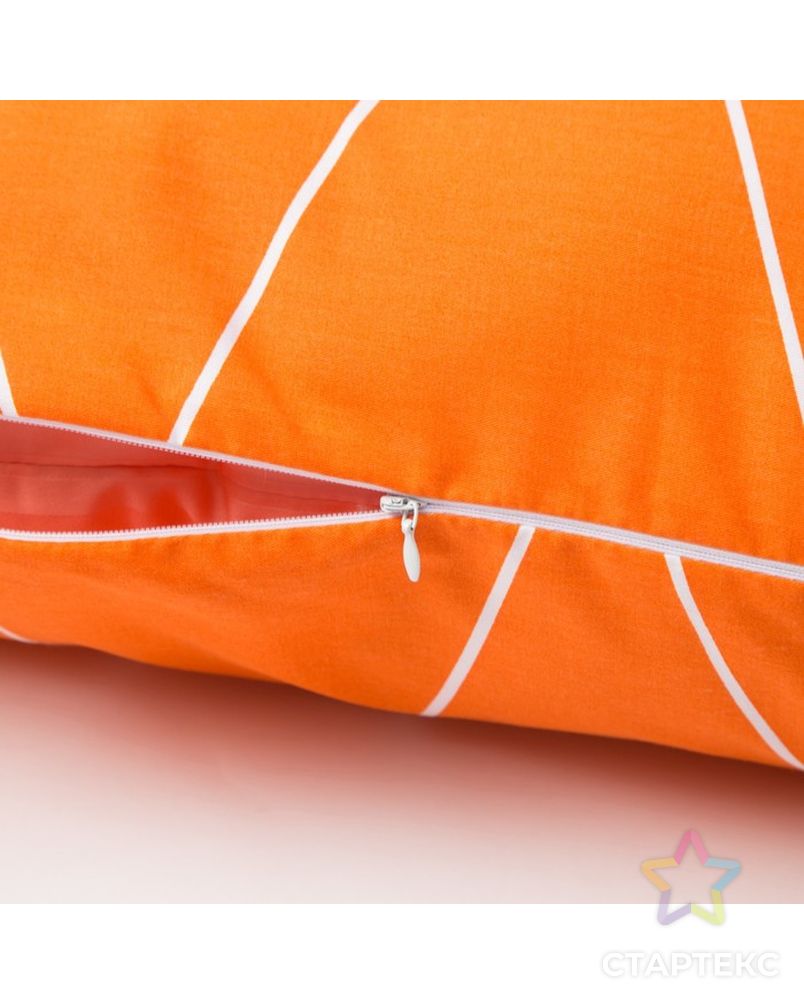 Подушка декоративная Этель «Апельсин» 30×80 ± 3 см, цвет оранжевый, сатин, 100% хлопок арт. СМЛ-14789-1-СМЛ3835471