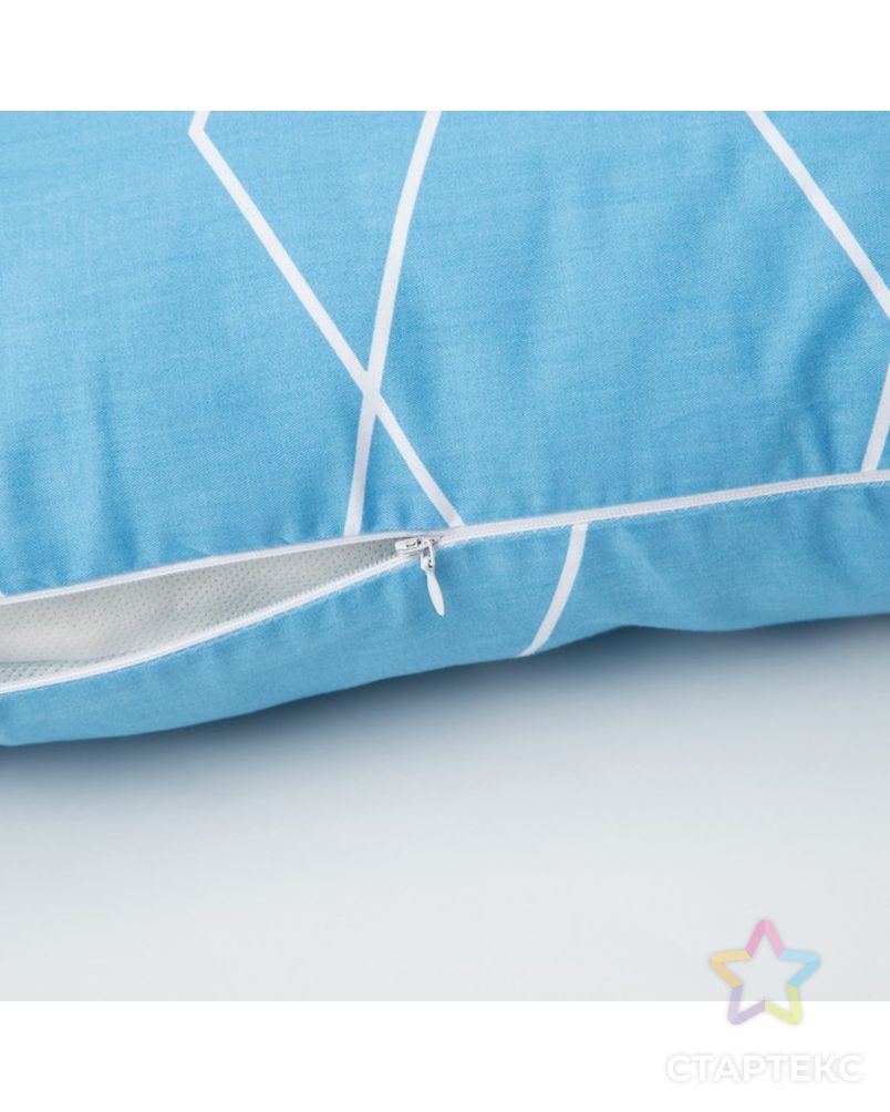 Подушка декоративная Этель «Квандонг» 30×80 ± 3 см, цвет голубой, сатин, 100% хлопок арт. СМЛ-14791-1-СМЛ3835474