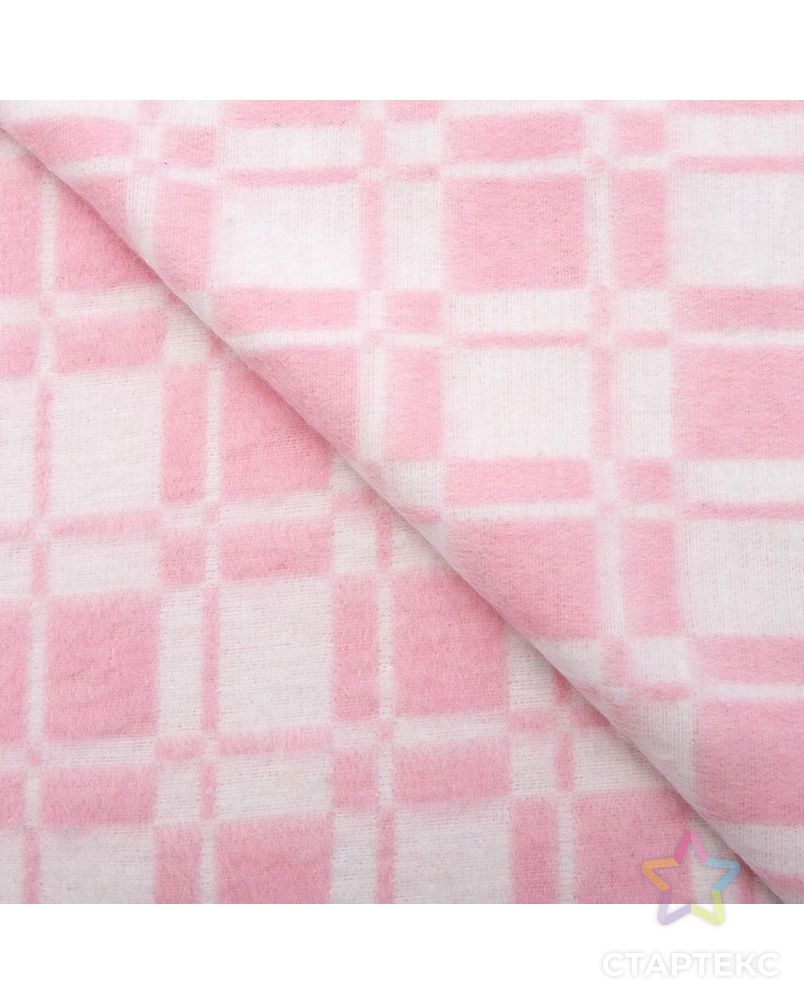 Одеяла х/б 140х205 см, клетка звездочка, розовый, 80%хлопок, 20% п/э арт. СМЛ-32803-1-СМЛ3840060 2